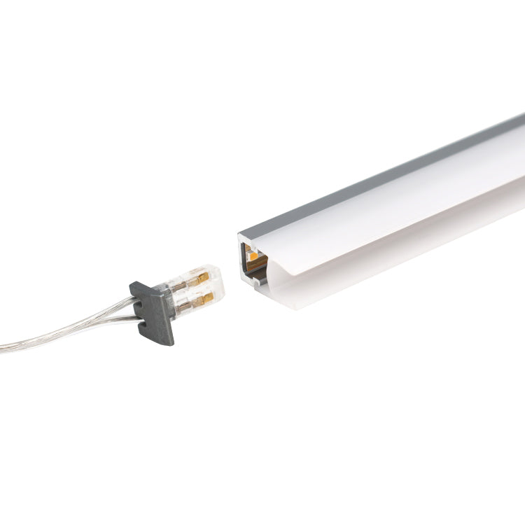 Glass Shelf Surface mounted Rigid Free cut linear series