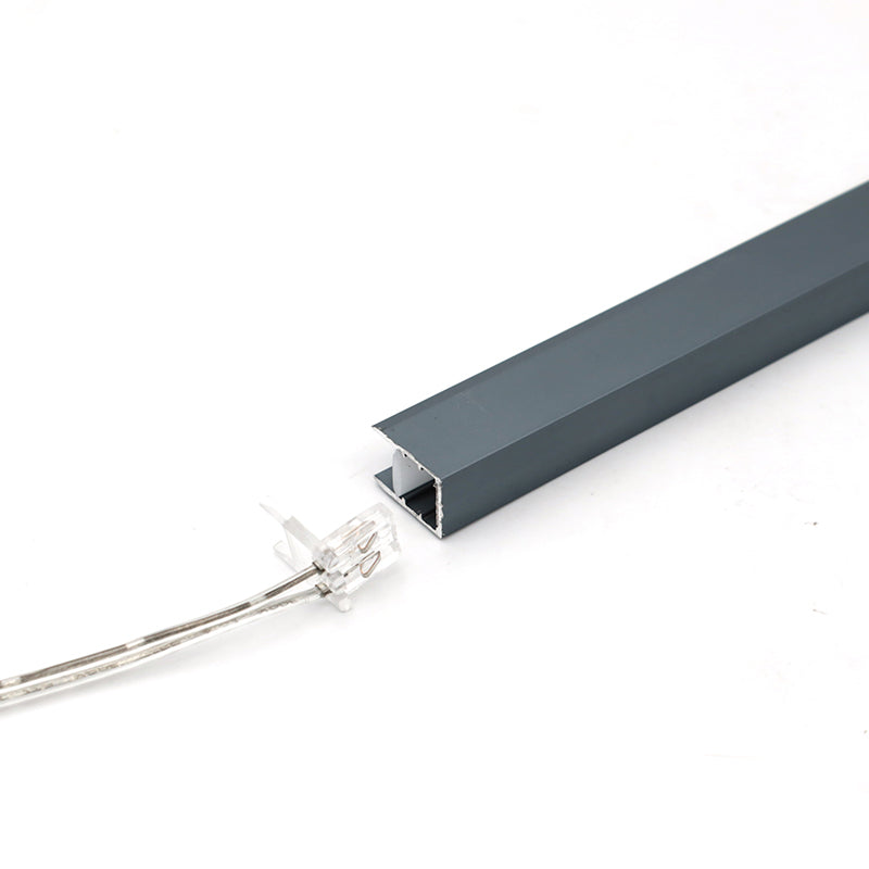 Glass Shelf Recessed mouned Rigid Free cut linear series